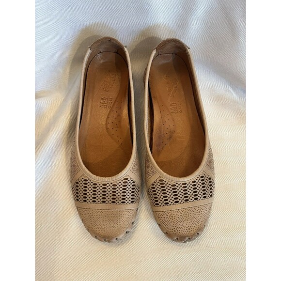 Spring Step Perforated Pink  Soft Leather Ballet Easy Comfort Flats‎ Women’s 7 - Picture 11 of 11